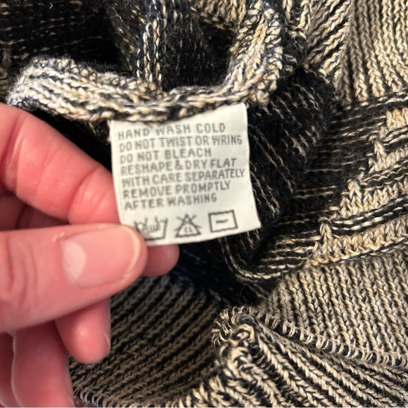 Vintage Sweater Oversized Slouchy Textured Long Sleeve Grandpa Sweater - Picture 10 of 10